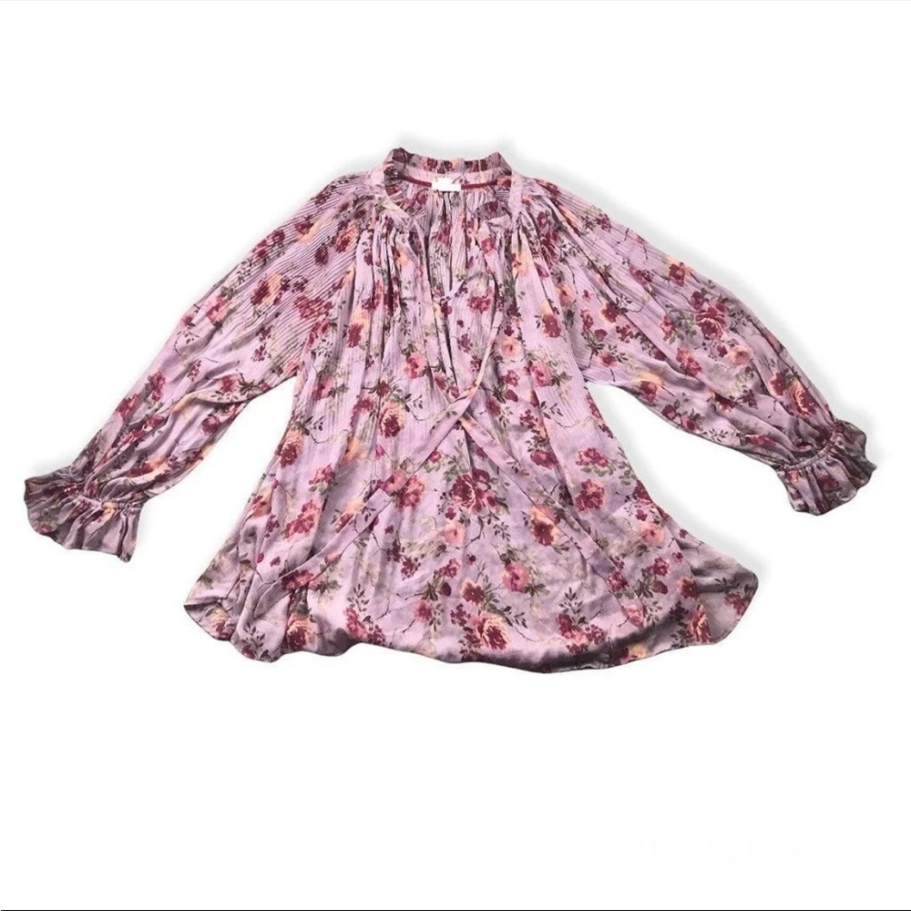 Clover + scout floral tunic top
